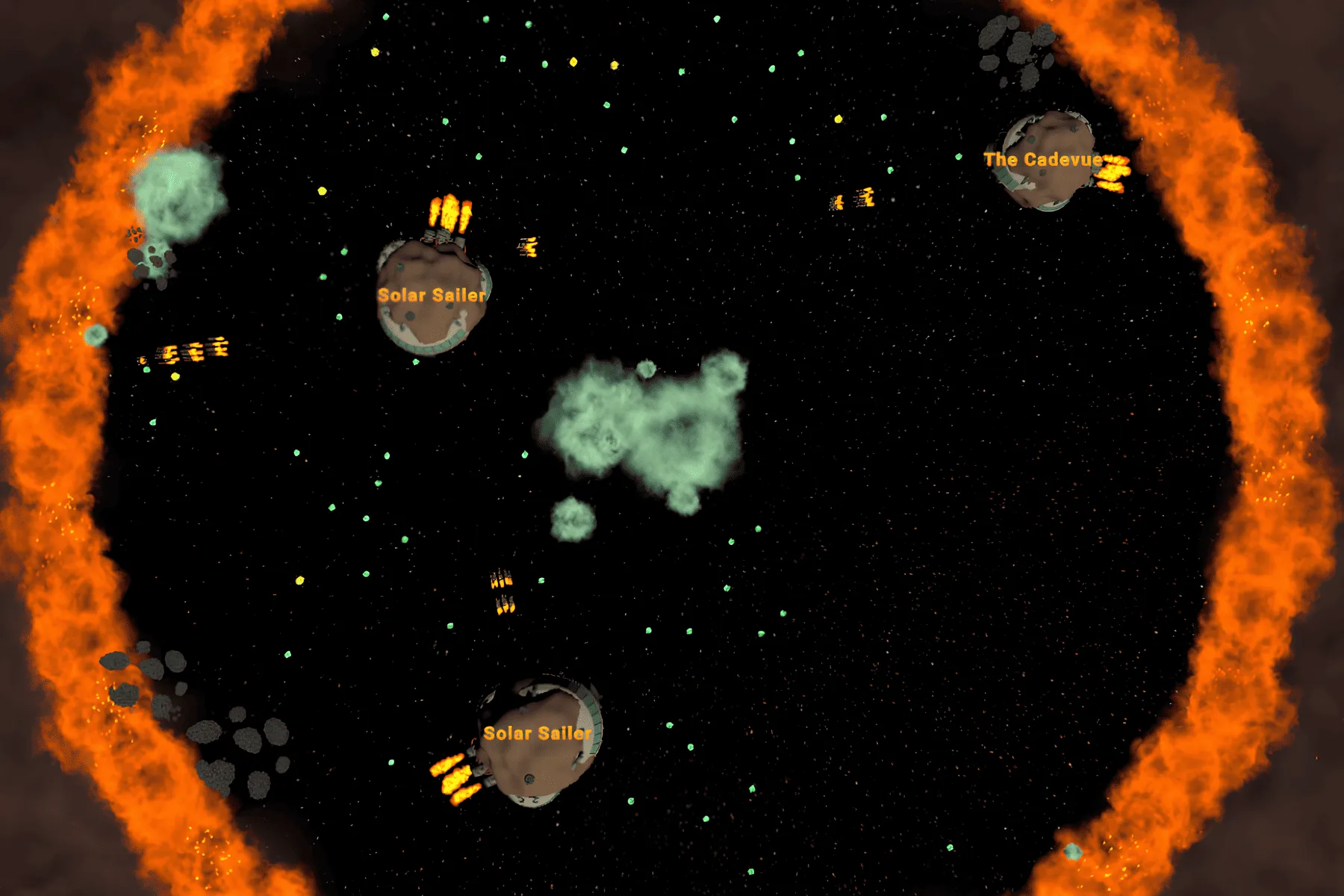 Screenshot of Galaxio Bot - Three-Way Battle